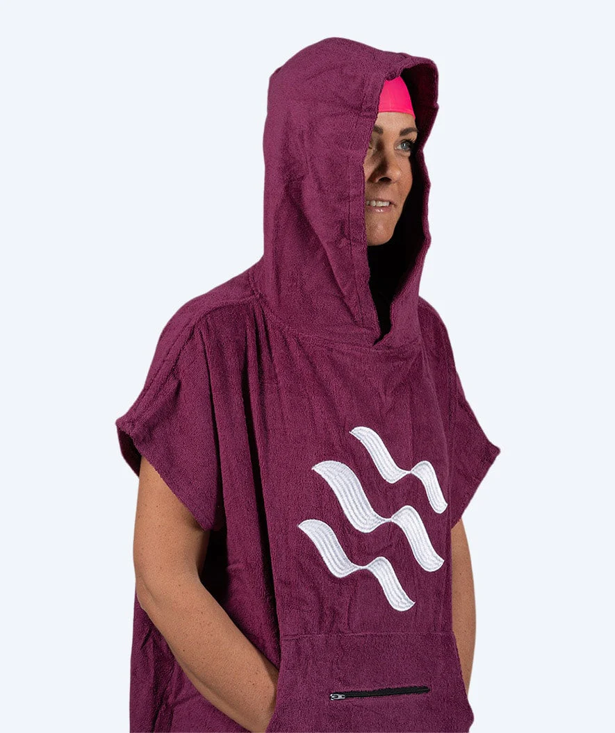 Watery Badeponcho für Erwachsene - Baumwolle - Lila - Image 9
