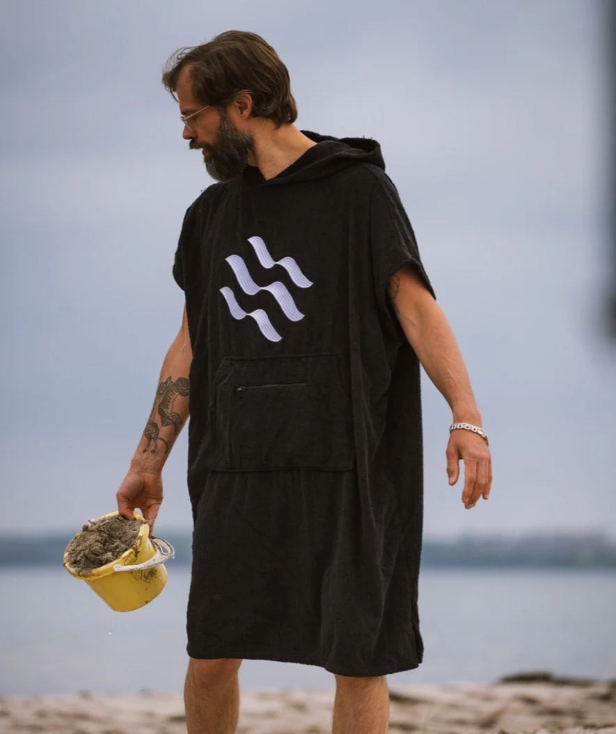 Watery Badeponcho für Erwachsene - Baumwolle - Rosa - Image 18
