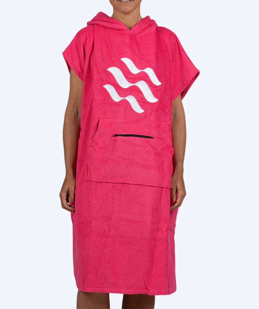 Watery Badeponcho für Erwachsene - Baumwolle - Rosa - Image 2