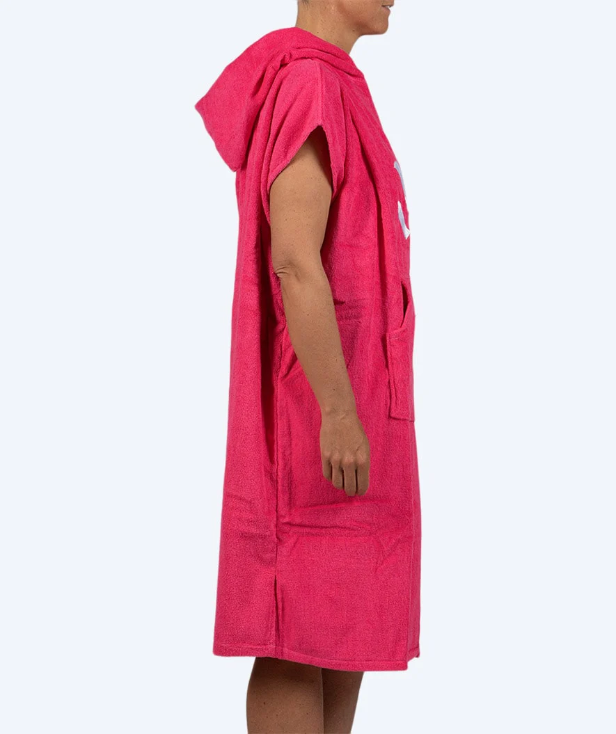 Watery Badeponcho für Erwachsene - Baumwolle - Rosa - Image 4