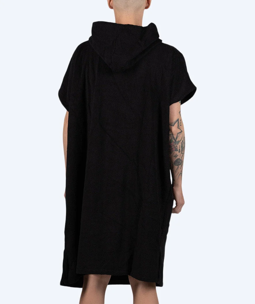 Watery Badeponcho für Erwachsene - Baumwolle - Schwarz - Image 4
