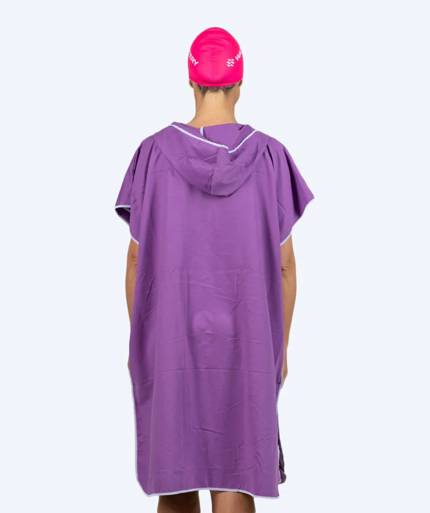Watery Badeponcho für Erwachsene - Mikrofaser - Lila - Image 3