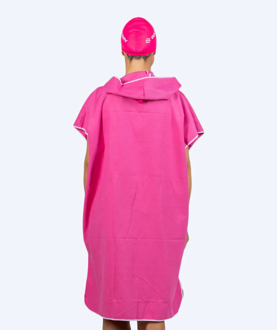 Watery Badeponcho für Erwachsene - Mikrofaser - Rosa - Image 3
