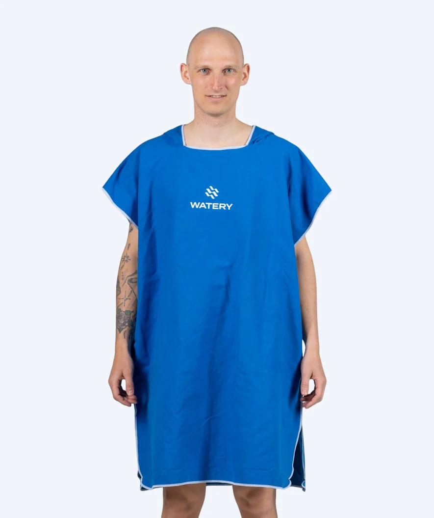Watery Badeponcho für Erwachsene - Mikrofaser - Royal Blue