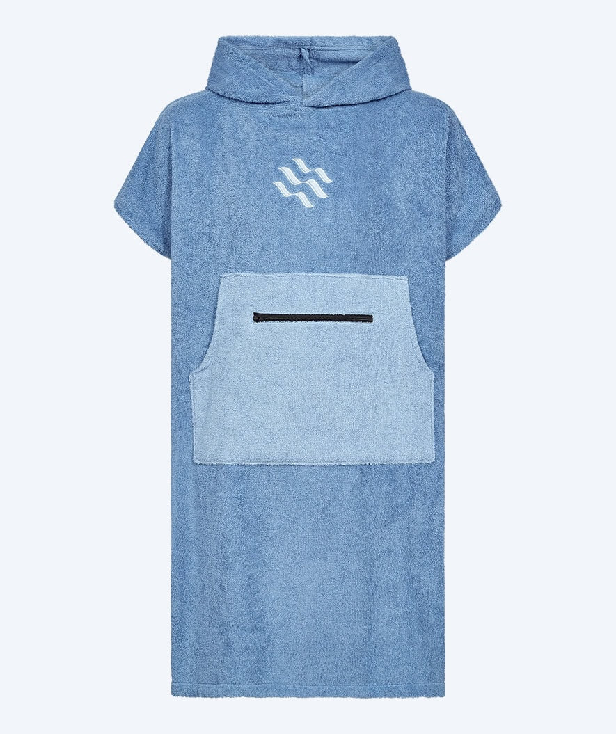 Watery Badeponcho für Junioren (6-15) - Baumwolle - Atlantic Blue - Image 11
