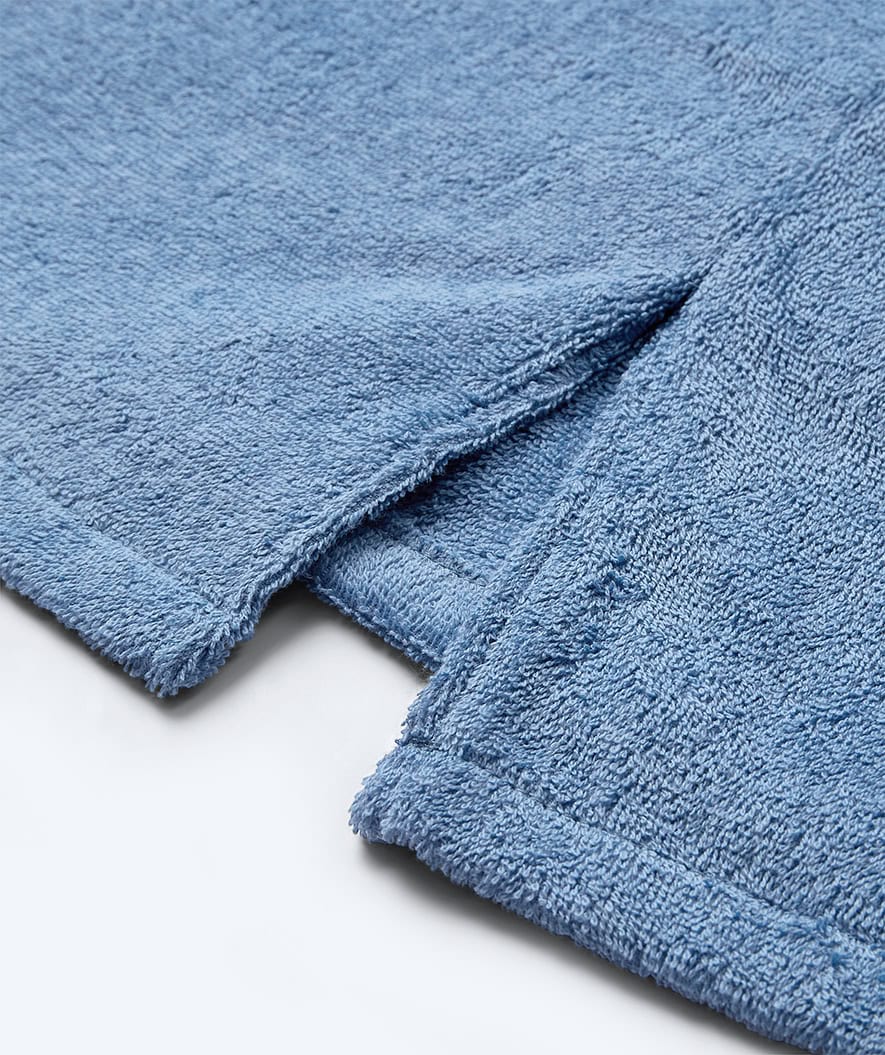 Watery Badeponcho für Junioren (6-15) - Baumwolle - Atlantic Blue - Image 15