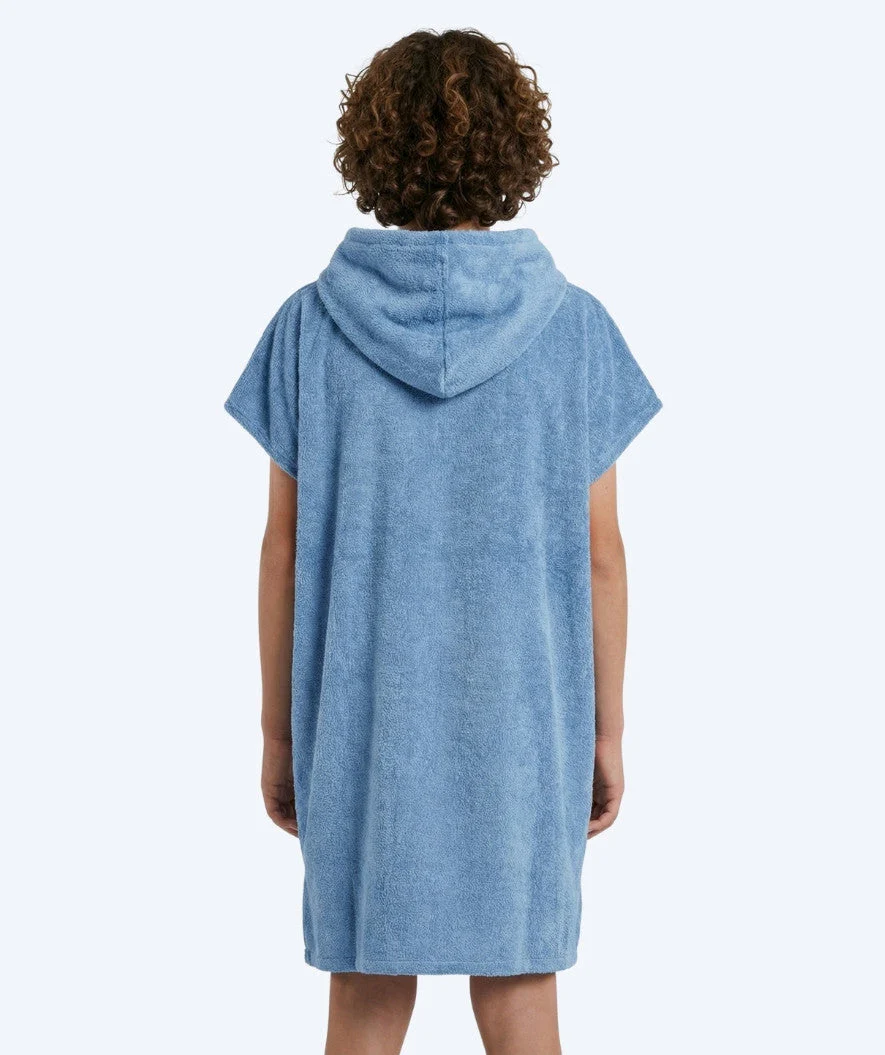 Watery Badeponcho für Junioren (6-15) - Baumwolle - Atlantic Blue - Image 2