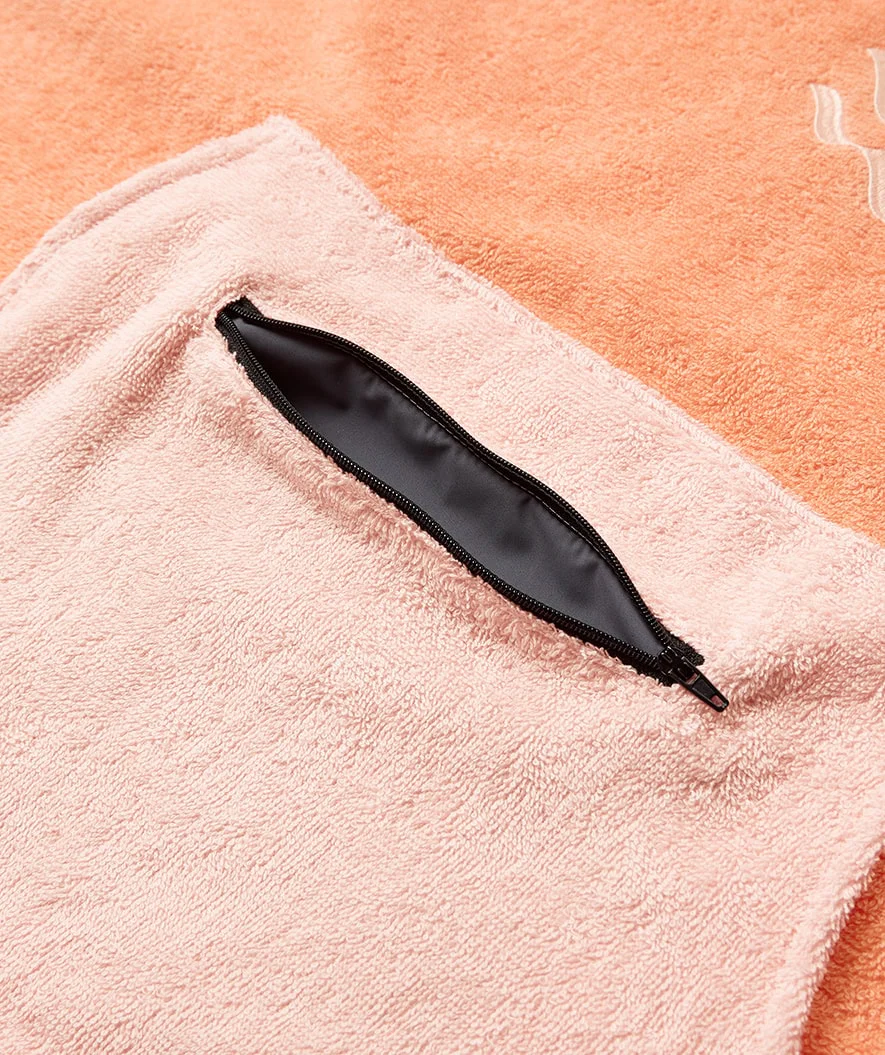 Watery Badeponcho für Junioren (6-15) - Baumwolle - Atlantic Rosa - Image 12