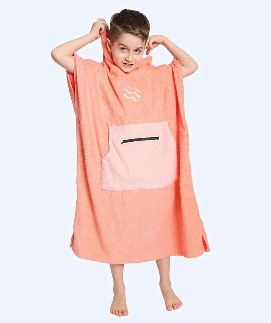 Watery Badeponcho für Junioren (6-15) - Baumwolle - Atlantic Rosa - Image 3