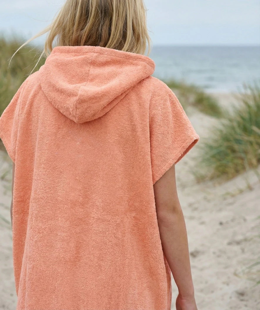 Watery Badeponcho für Junioren (6-15) - Baumwolle - Atlantic Rosa - Image 5