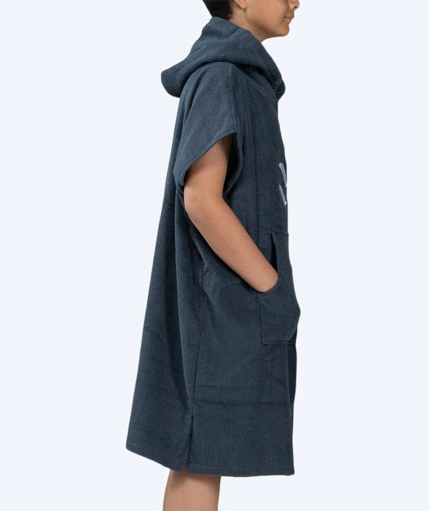 Watery Badeponcho für Junioren (6-15) - Baumwolle - Donkerblau - Image 9