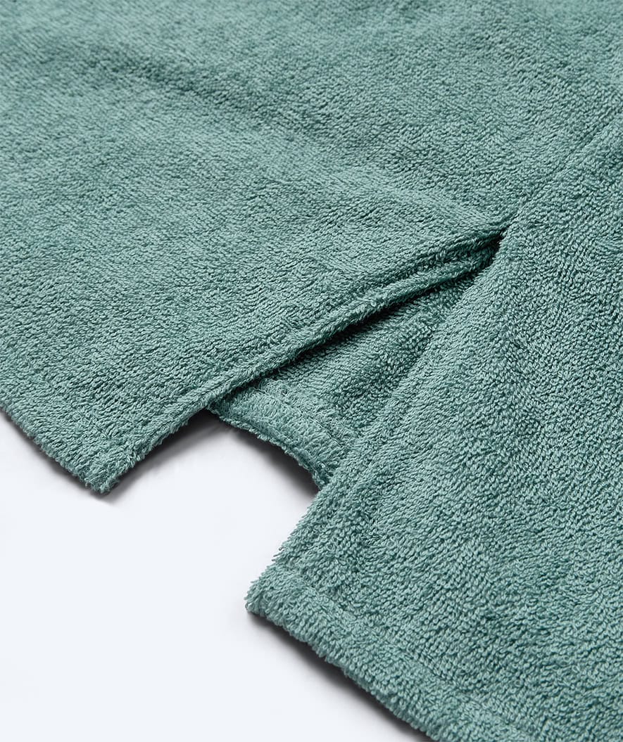 Watery Badeponcho für Junioren (6-15) - Baumwolle - Forrest Green - Image 11