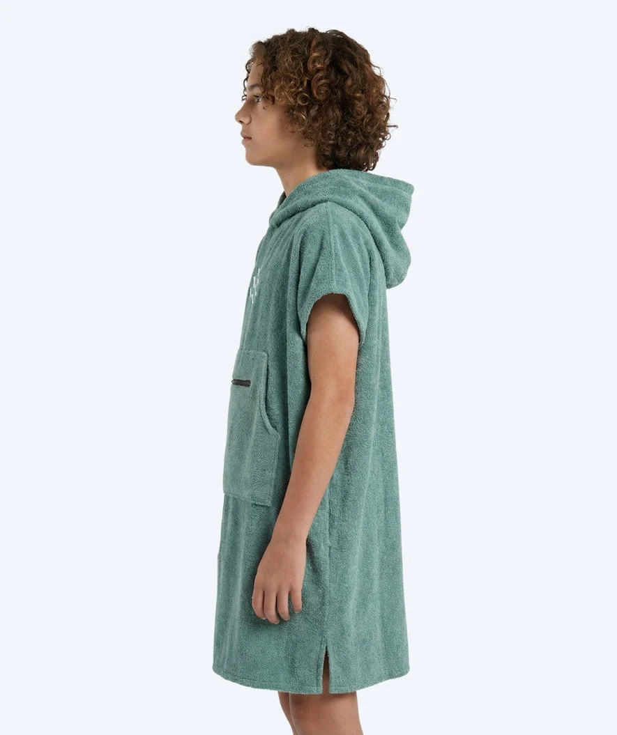 Watery Badeponcho für Junioren (6-15) - Baumwolle - Forrest Green - Image 2