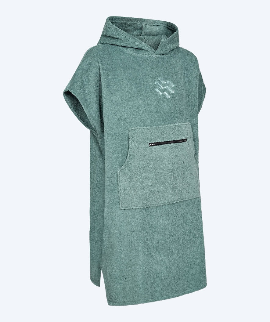 Watery Badeponcho für Junioren (6-15) - Baumwolle - Forrest Green - Image 5