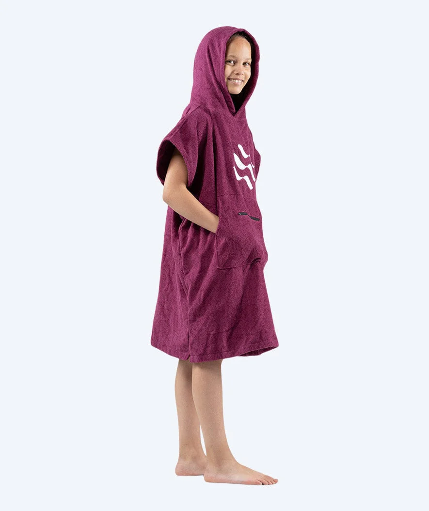 Watery Badeponcho für Junioren (6-15) - Baumwolle - Lila - Image 12