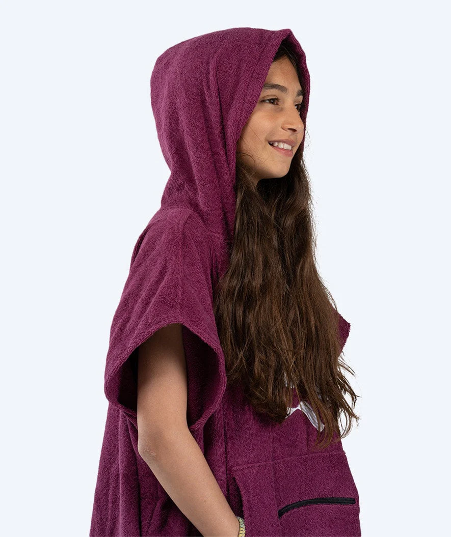 Watery Badeponcho für Junioren (6-15) - Baumwolle - Lila - Image 16