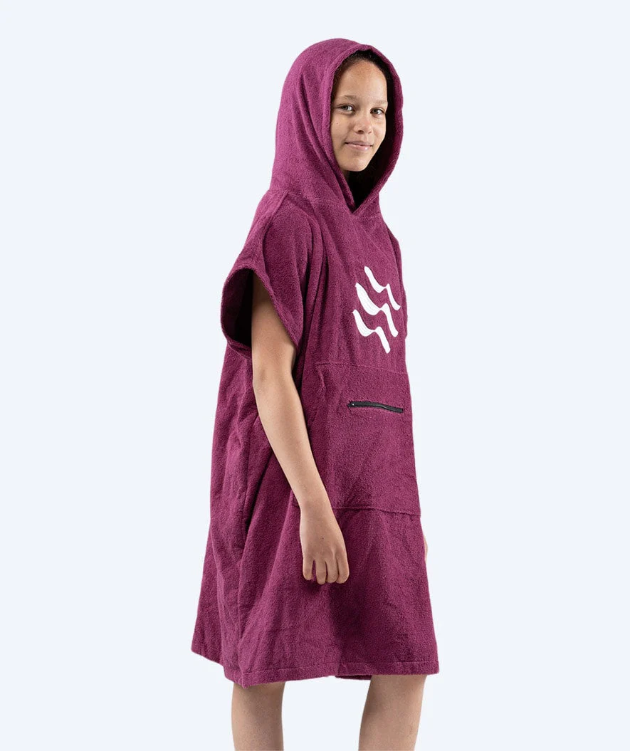 Watery Badeponcho für Junioren (6-15) - Baumwolle - Lila - Image 6
