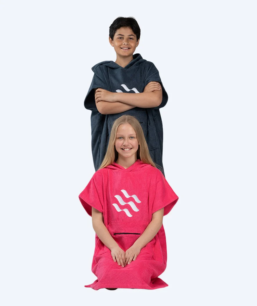 Watery Badeponcho für Junioren (6-15) - Baumwolle - Rosa - Image 11