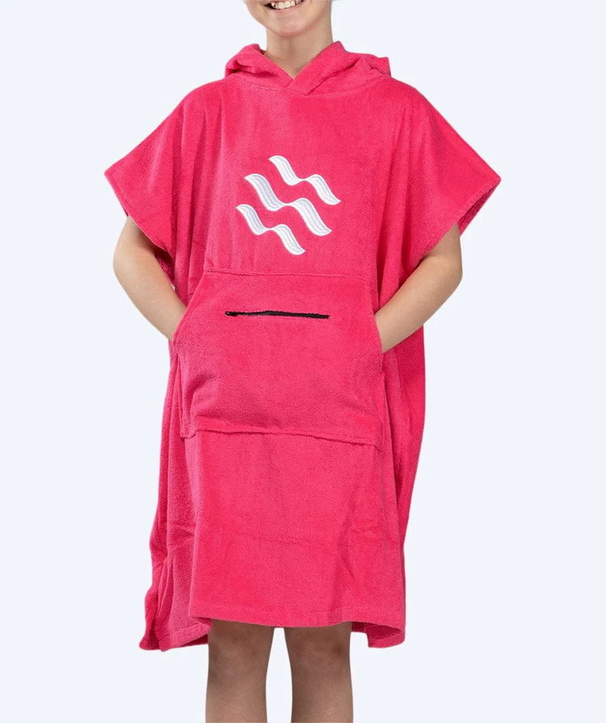 Watery Badeponcho für Junioren (6-15) - Baumwolle - Rosa - Image 2