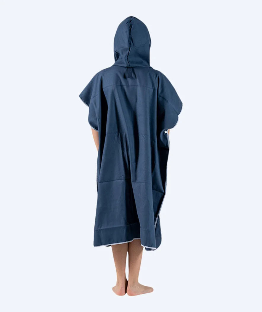 Watery Badeponcho für Junioren (6-15) - Mikrofaser - Donkerblau - Image 3