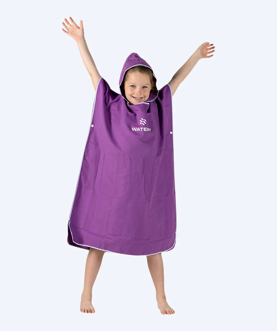 Watery Badeponcho für Junioren (6-15) - Mikrofaser - Lila - Image 8