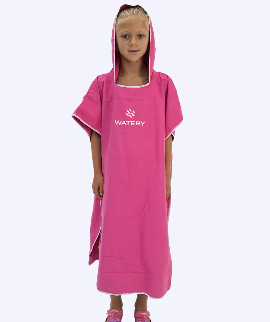 Watery Badeponcho für Junioren (6-15) - Mikrofaser - Rosa - Image 10