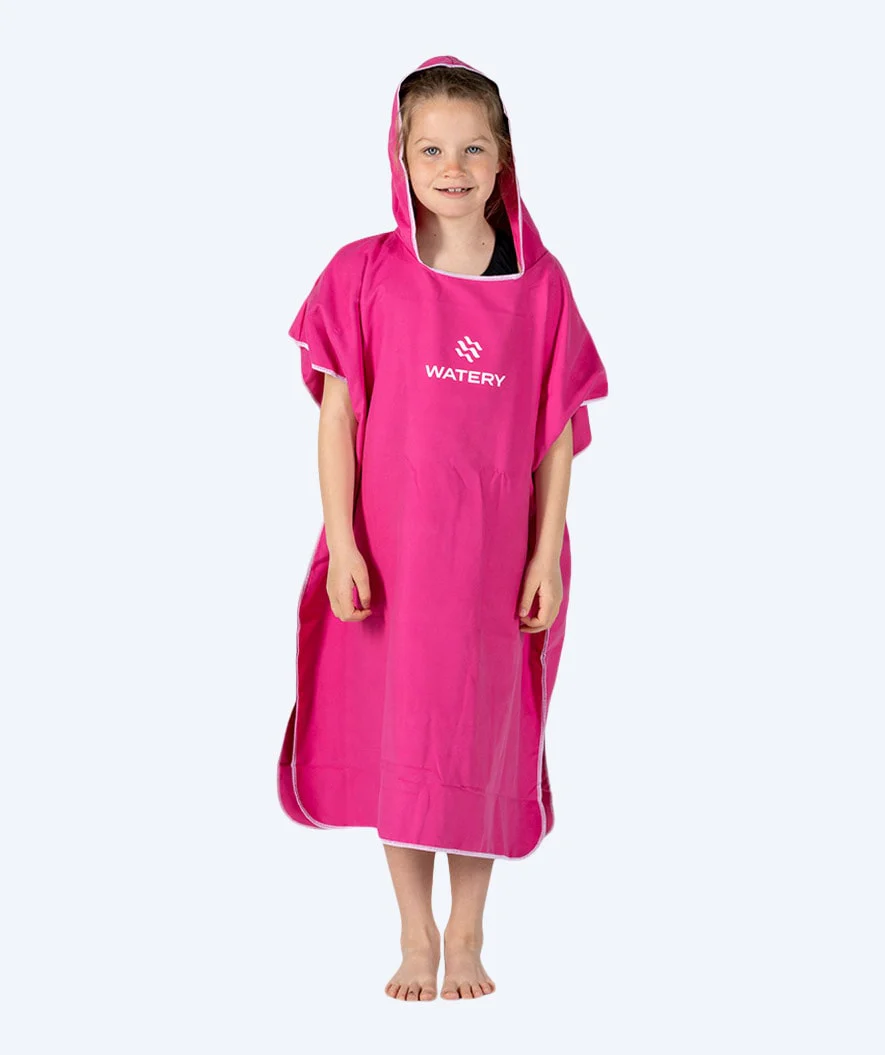 Watery Badeponcho für Junioren (6-15) - Mikrofaser - Rosa - Image 3
