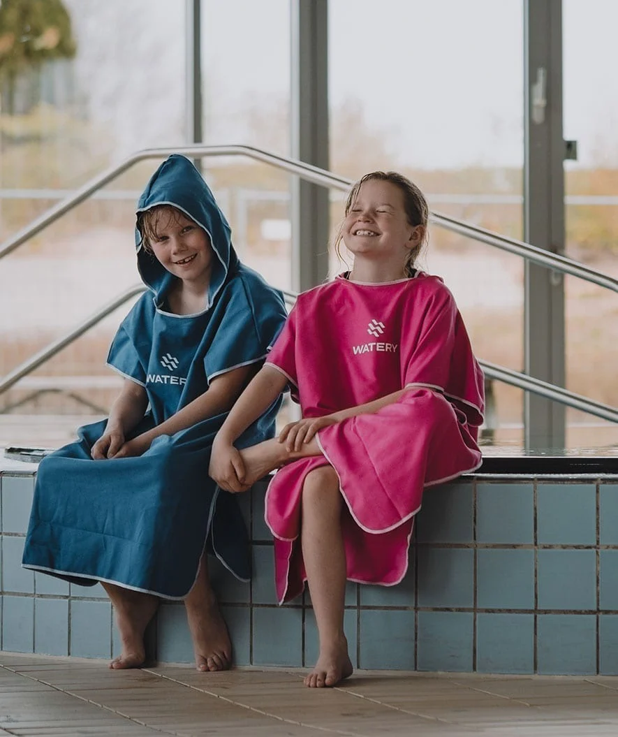Watery Badeponcho für Junioren (6-15) - Mikrofaser - Rosa - Image 6