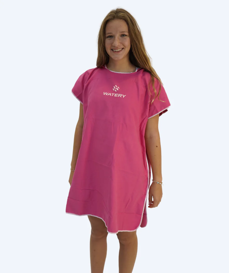 Watery Badeponcho für Junioren (6-15) - Mikrofaser - Rosa - Image 9