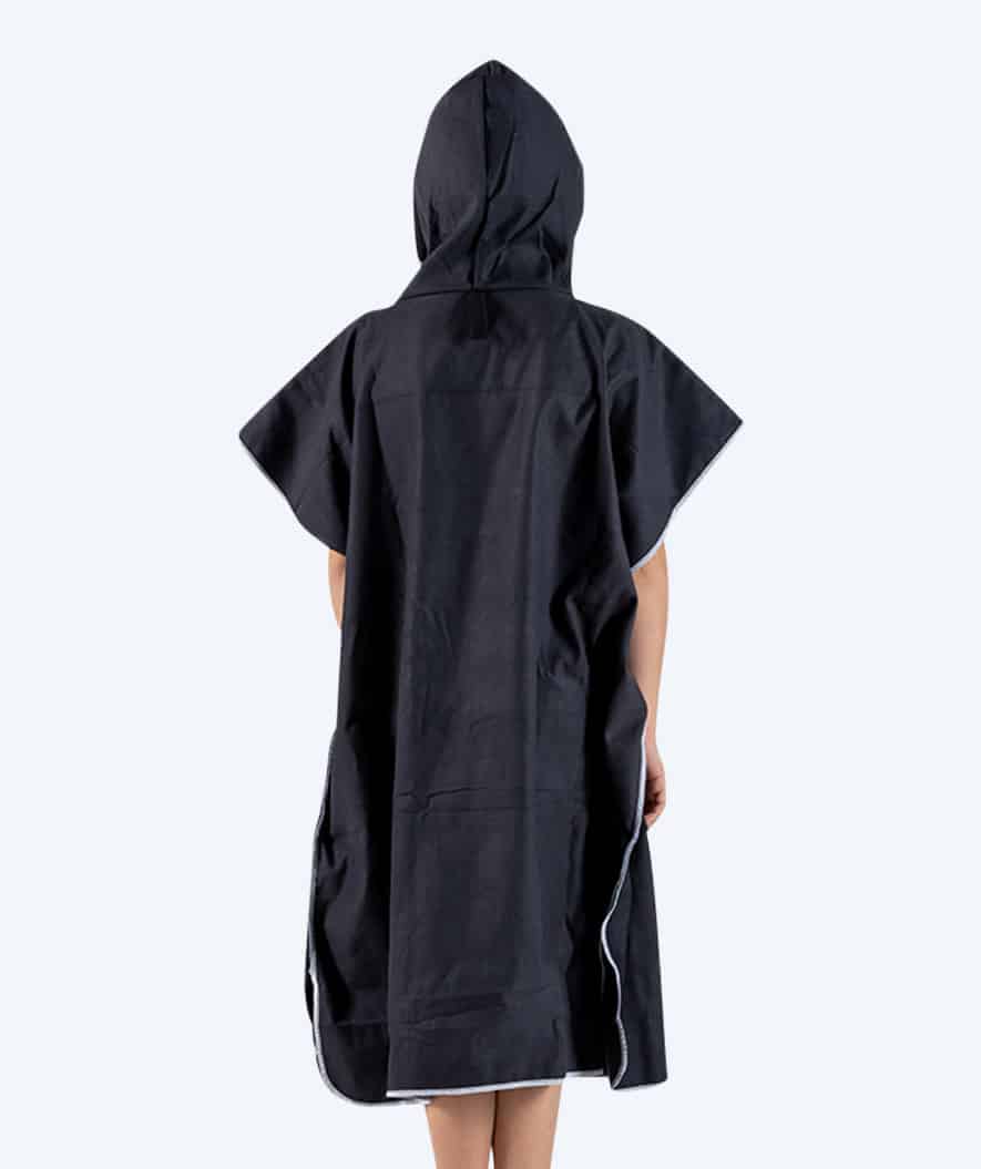 Watery Badeponcho für Junioren (6-15) - Mikrofaser - Schwarz - Image 3