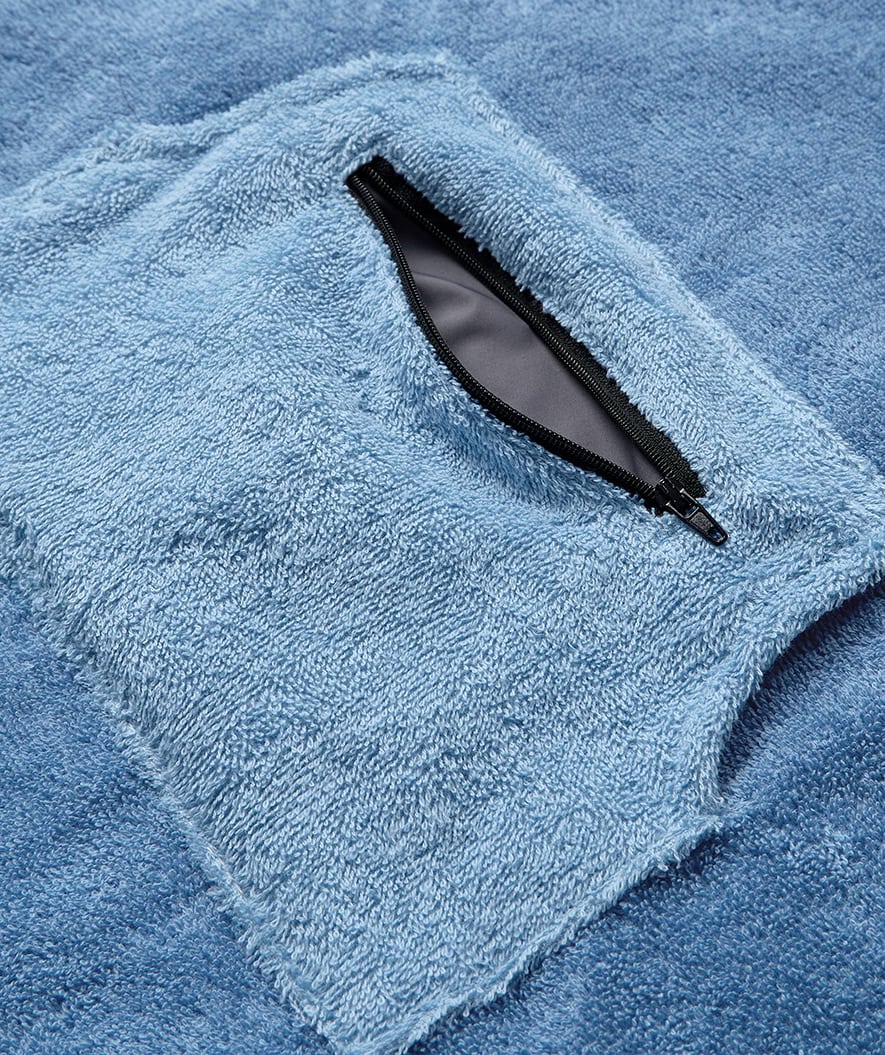 Watery Badeponcho für Kinder (1-6) - Baumwolle - Atlantic Blue - Image 11