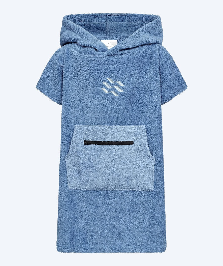 Watery Badeponcho für Kinder (1-6) - Baumwolle - Atlantic Blue - Image 8