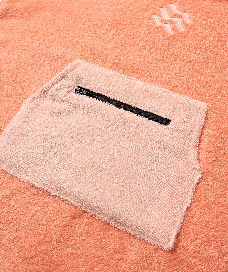 Watery Badeponcho für Kinder (1-6) - Baumwolle - Atlantic Rosa - Image 6