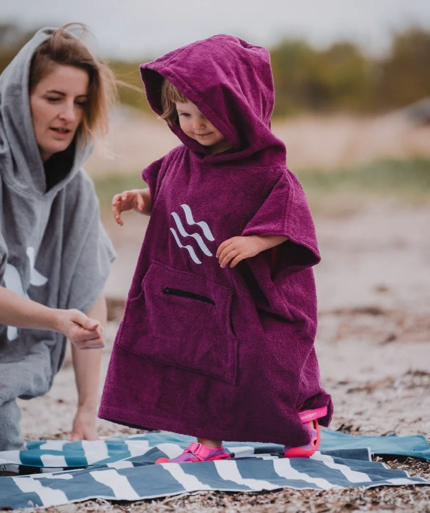Watery Badeponcho für Kinder (1-6) - Baumwolle - Donkerblau - Image 18