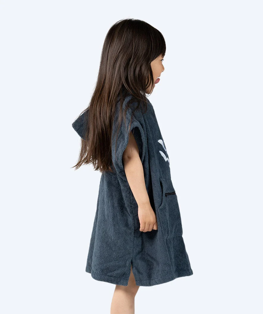 Watery Badeponcho für Kinder (1-6) - Baumwolle - Donkerblau - Image 2