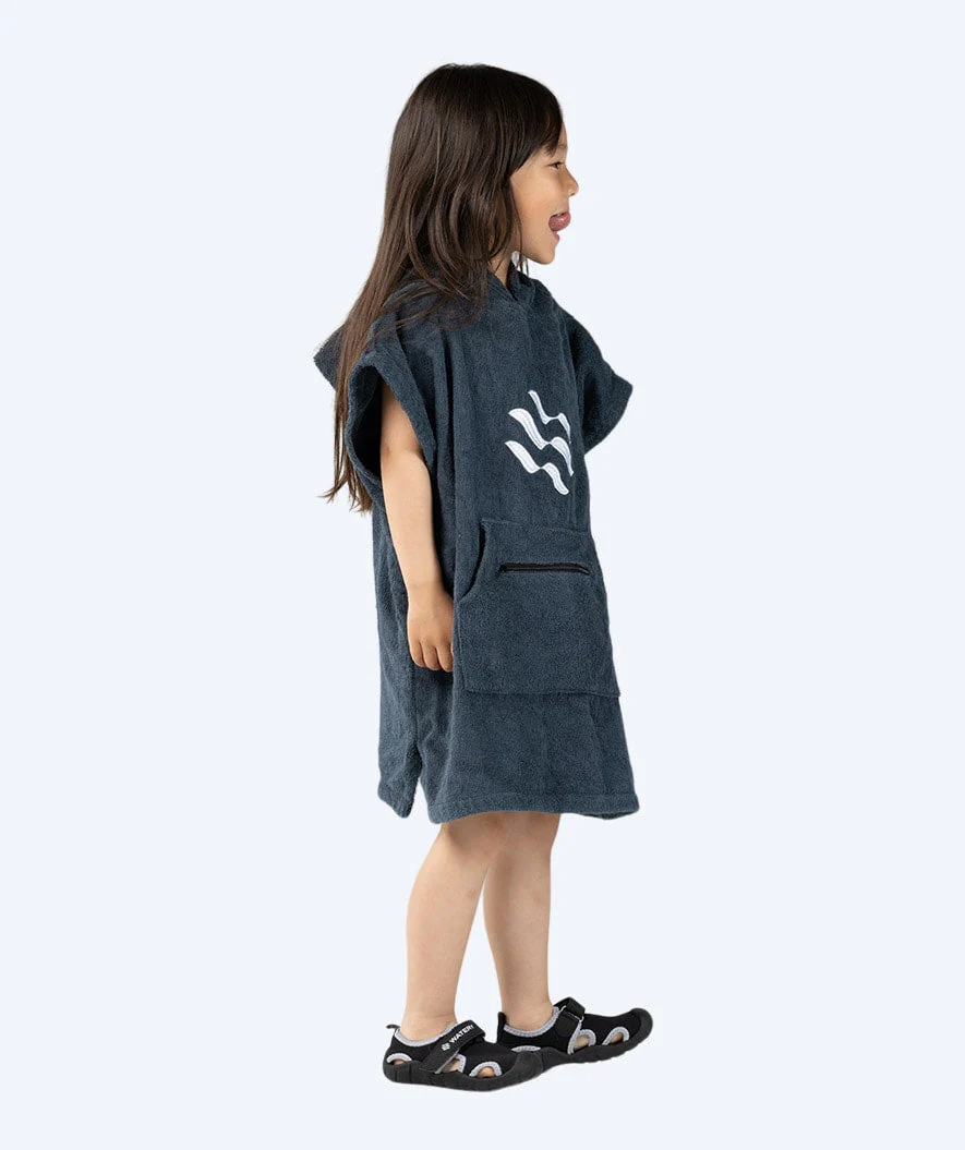 Watery Badeponcho für Kinder (1-6) - Baumwolle - Donkerblau - Image 6