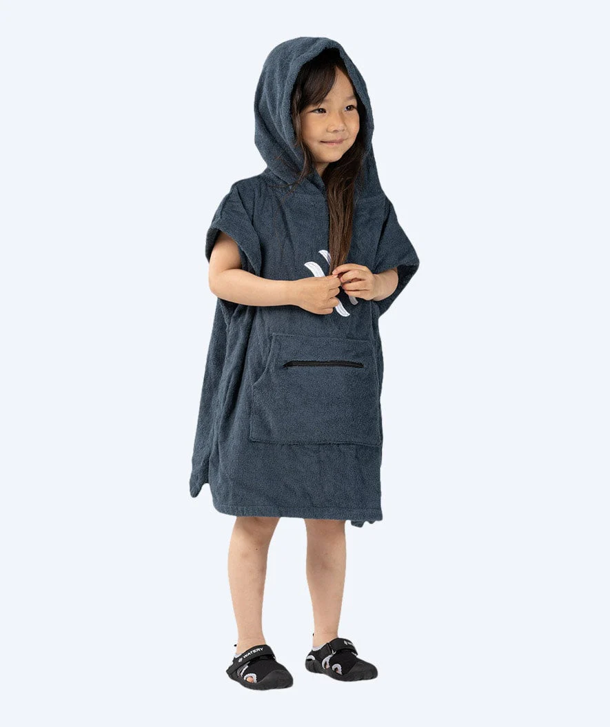 Watery Badeponcho für Kinder (1-6) - Baumwolle - Donkerblau - Image 7