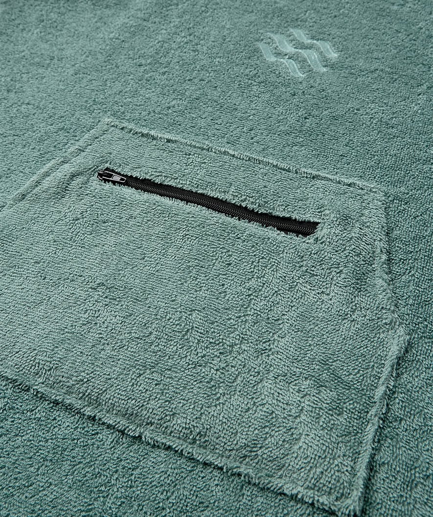 Watery Badeponcho für Kinder (1-6) - Baumwolle - Forrest Green - Image 9