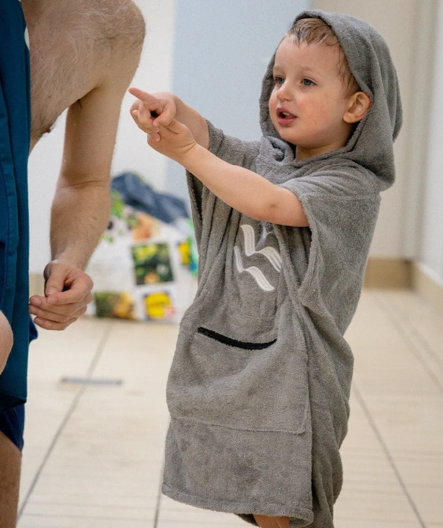 Watery Badeponcho für Kinder (1-6) - Baumwolle - Lila - Image 13