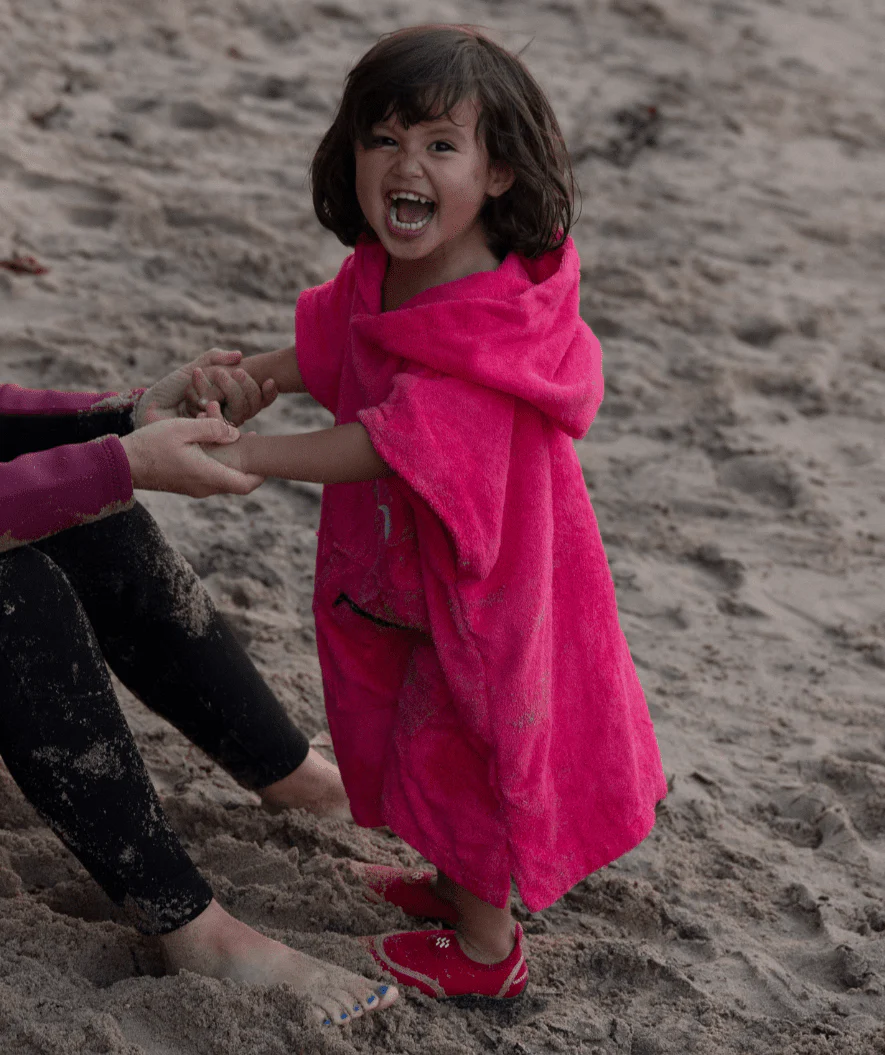 Watery Badeponcho für Kinder (1-6) - Baumwolle - Schwarz - Image 5
