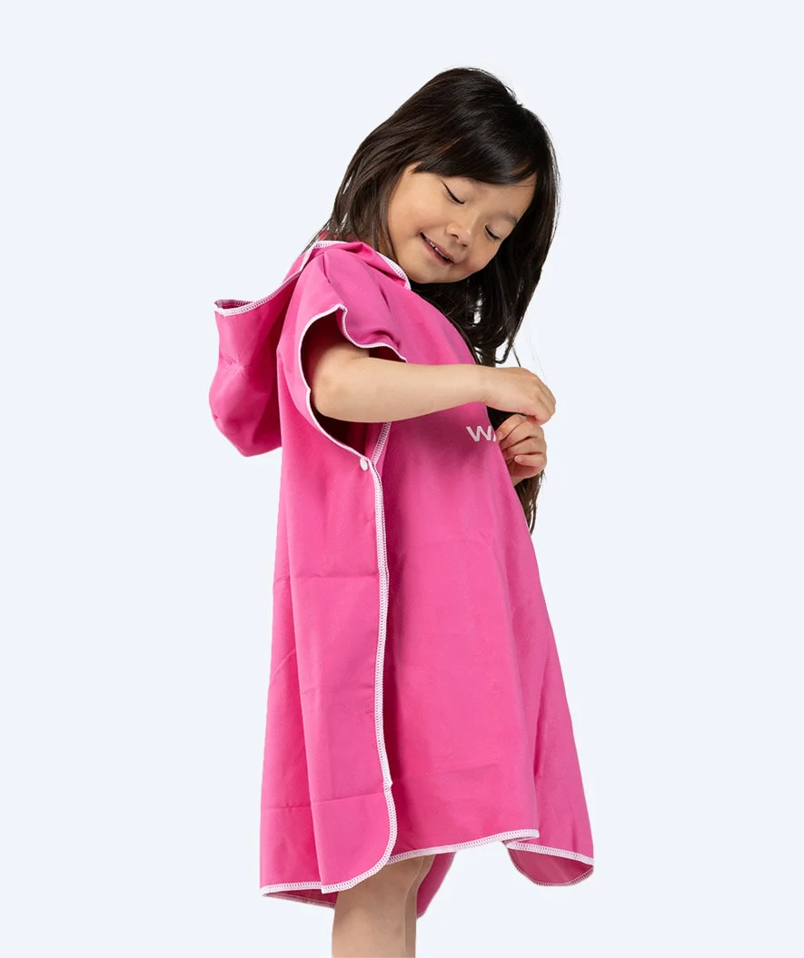 Watery Badeponcho für Kinder (1-6) - Mikrofaser - Rosa - Image 6