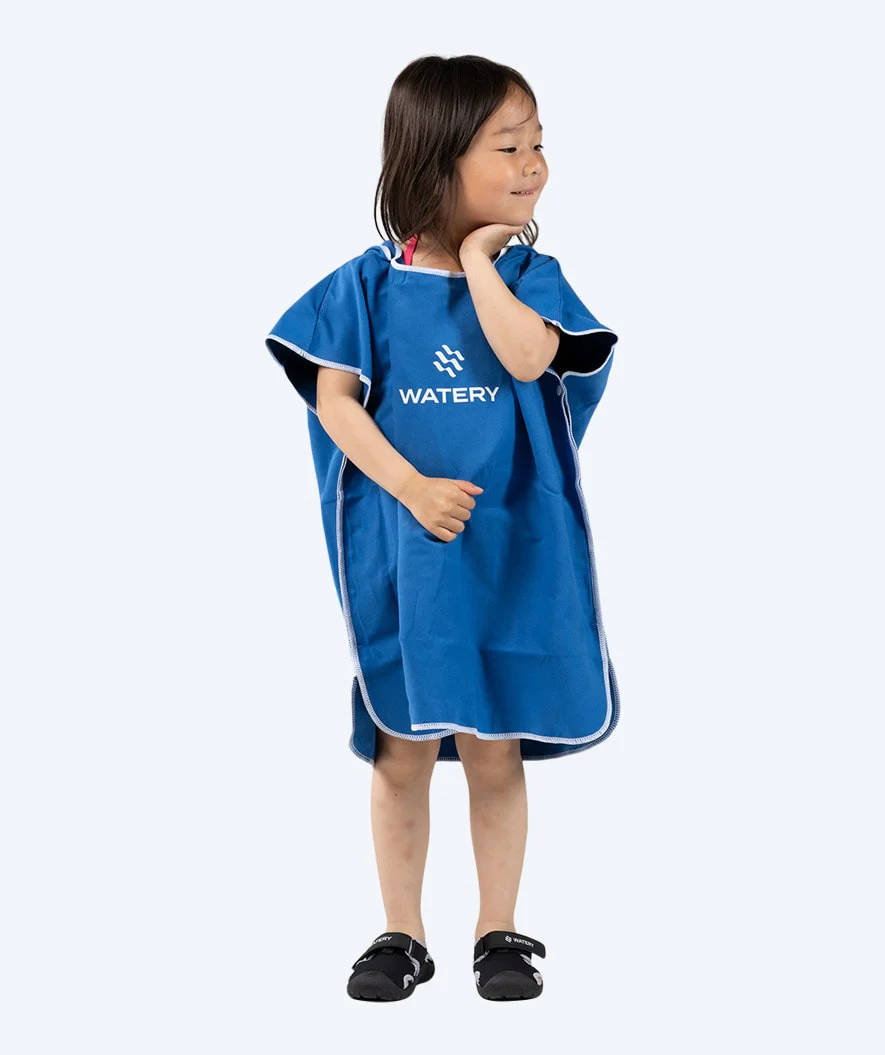 Watery Badeponcho für Kinder (1-6) - Mikrofaser - Royal Blue - Image 2