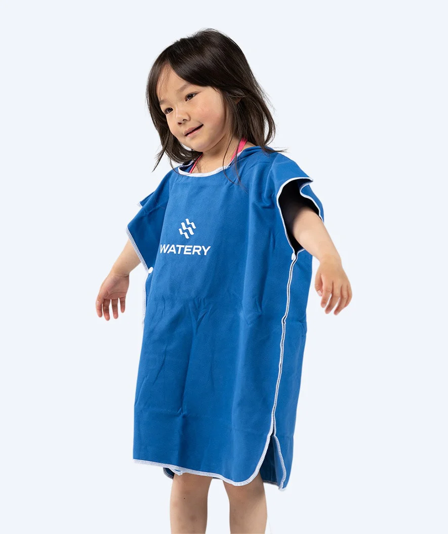 Watery Badeponcho für Kinder (1-6) - Mikrofaser - Royal Blue - Image 5