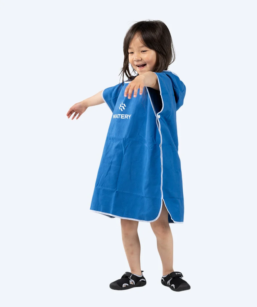 Watery Badeponcho für Kinder (1-6) - Mikrofaser - Royal Blue - Image 6