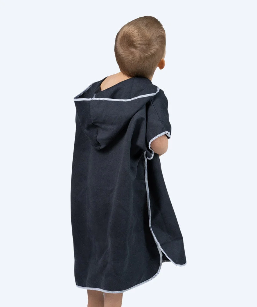 Watery Badeponcho für Kinder (1-6) - Mikrofaser - Schwarz - Image 3