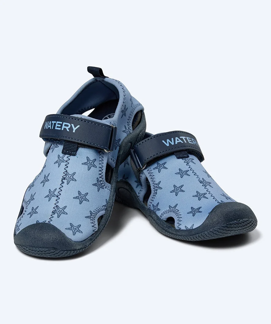 Watery Schwimmschuhe für Kinder - Pontoon - Donkerblau/Schwarz