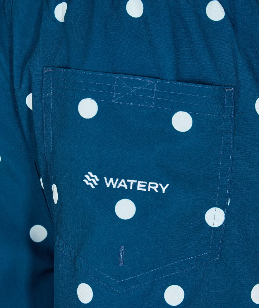 Watery Badeshorts für Herren - Clifford Eco - Donkerblau/Weiß - Image 10