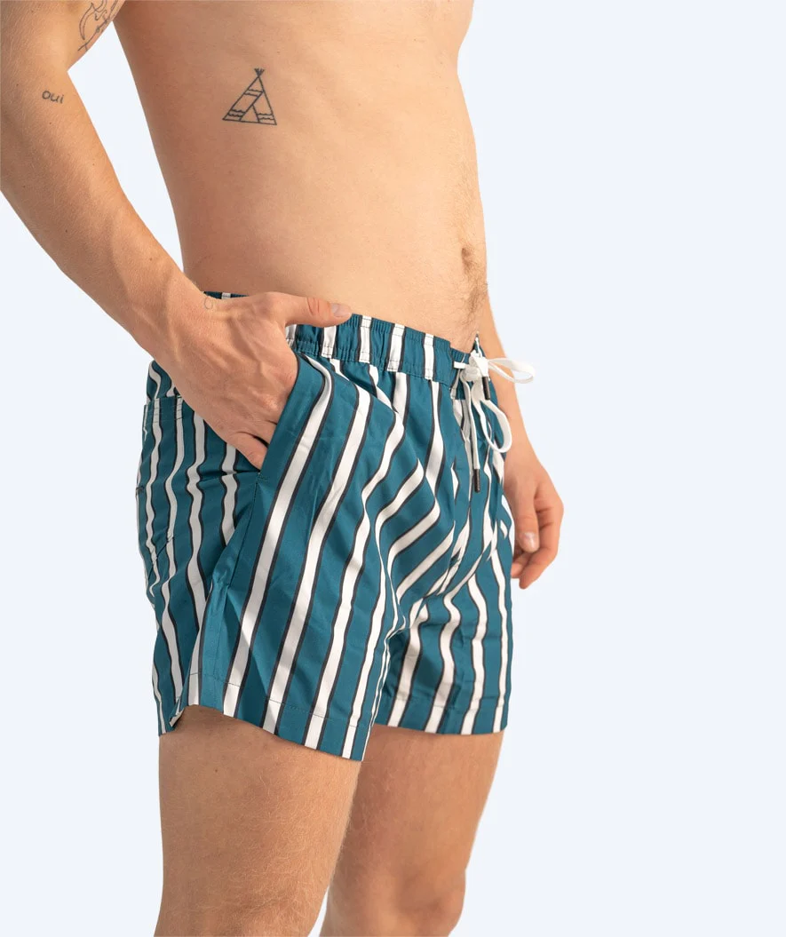 Watery Badeshorts für Herren - Kelvin Eco - Grün/Weiß - Image 3