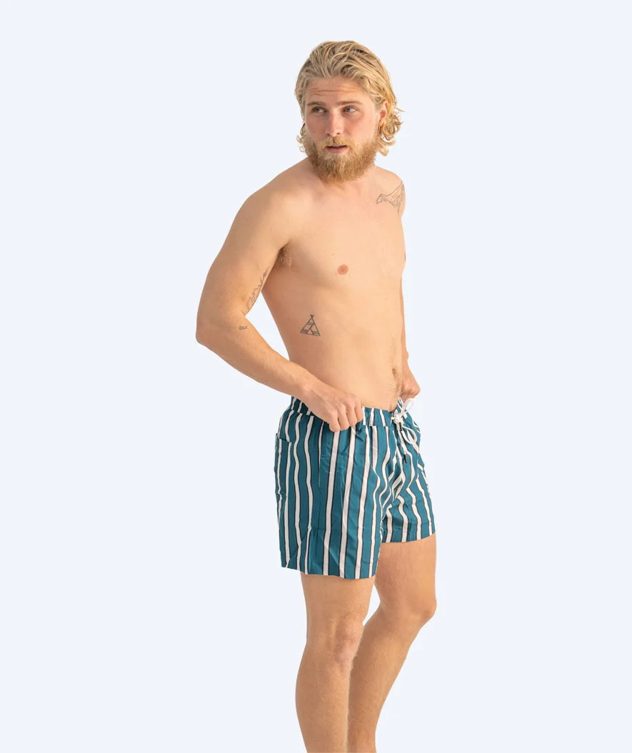 Watery Badeshorts für Herren - Kelvin Eco - Grün/Weiß - Image 4