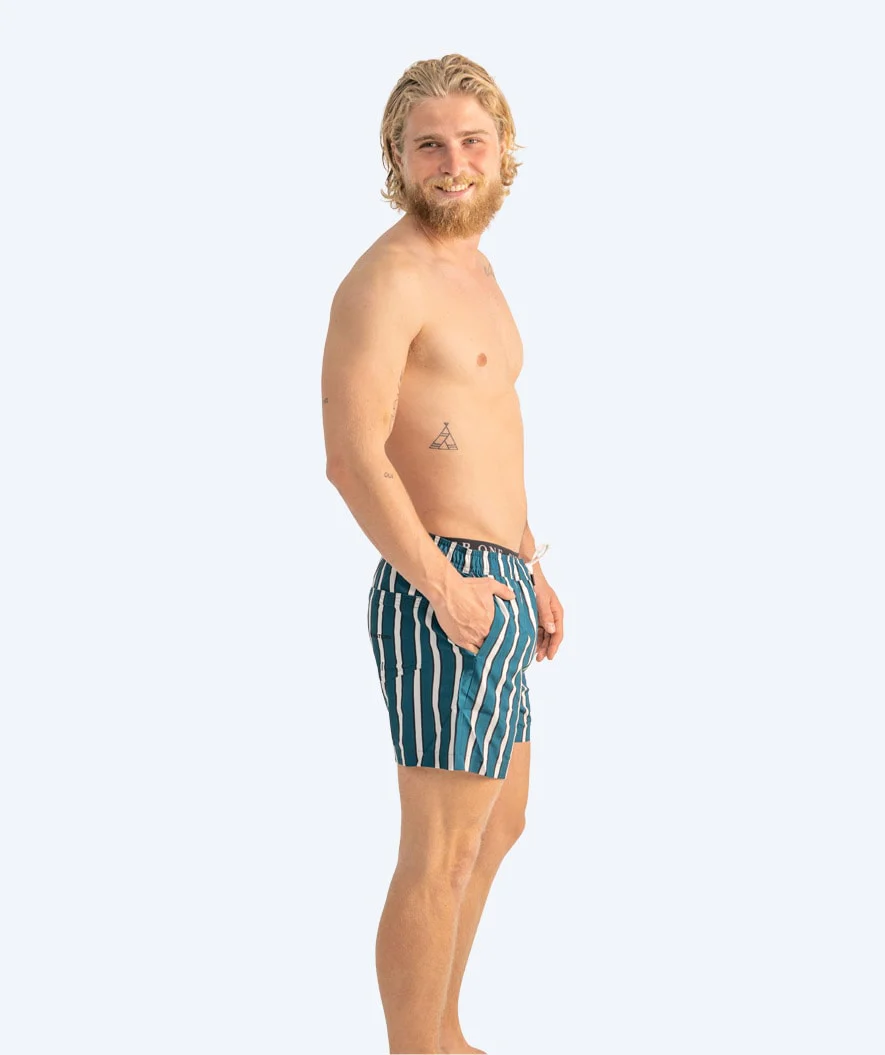 Watery Badeshorts für Herren - Kelvin Eco - Grün/Weiß - Image 6